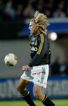 Andreas Andersson, AIK. Hårsvall