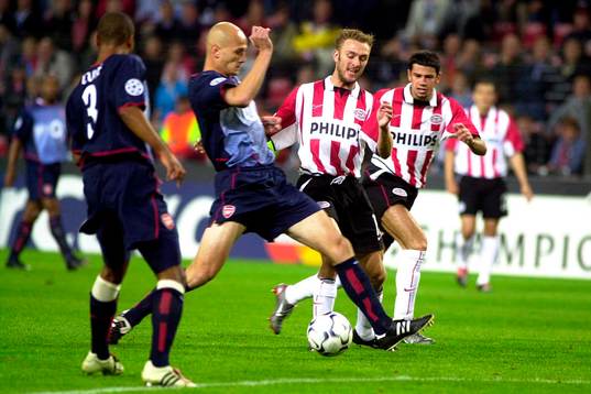 Dennis Rommedahl, Eindhoven och Pascal Cygan, Arsenal