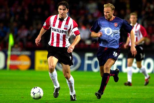 Mark van Bommel, Eindhoven och Dennis Bergkamp, Arsenal