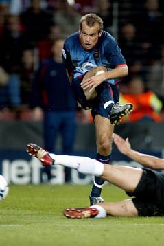 Fredrik Ljungberg, Arsenal gör 0-2