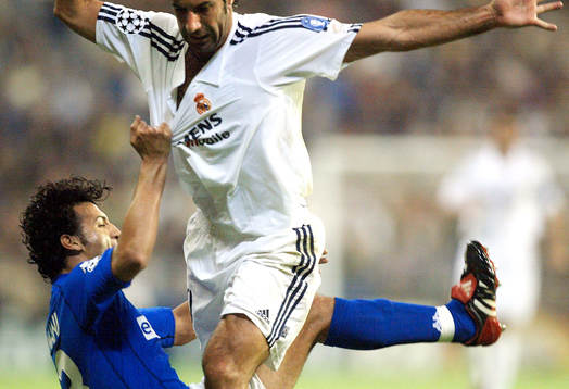 Arkan Roumani, Genk sliter Luis Figo, Real Madrid i tröjan