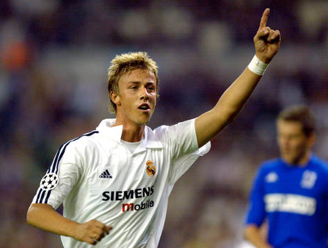 Guti, Real Madrid. (jubel)