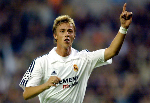 Guti, Real Madrid. (jubel)