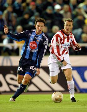 Niklas Skoog, Malmö och Kim Källström, Djurgården