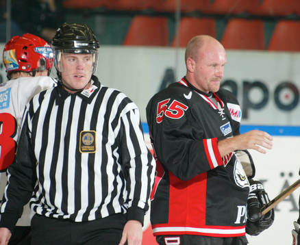 Conny Ekenberg, domare och Peter Andersson, Malmö
