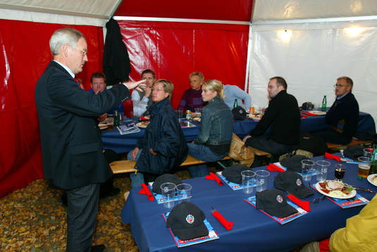 Fotboll, Vip-tält på Olympia, Helsingborg