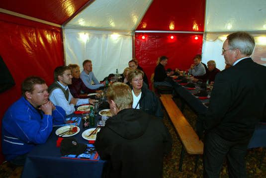 Fotboll, Vip-tält på Olympia, Helsingborg