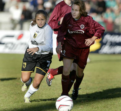 Maria Nordbrandt, Umeå med bollen