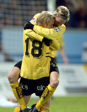 Lars Nilsson och Pär Karlsson, Elfsborg jublar, jubel