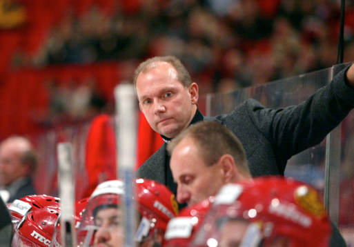 Lill-Kenta (Kent) Johansson coach (tränare) och Anders