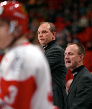 Lill-Kenta (Kent) Johansson coach (tränare) och Anders