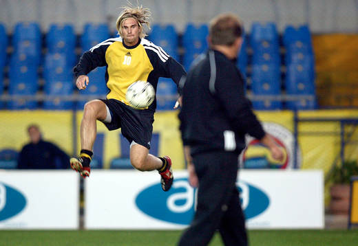 Andreas Andersson tränar