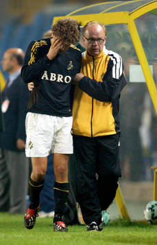 Daniel Hoch, AIK fick hjärnskakning