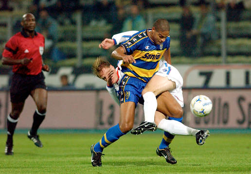 Fotboll, italiensk, Adriano, Parma