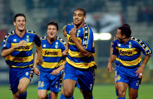 Adriano, Parma, jubel