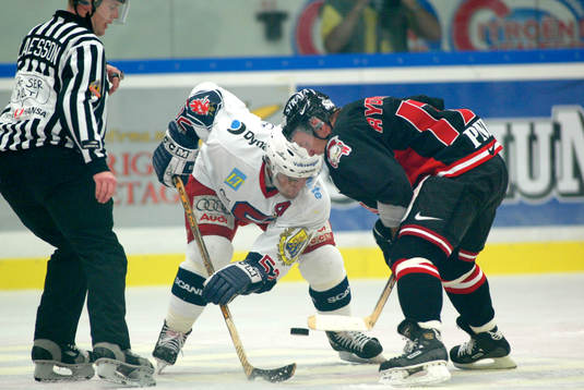 Tekning, nedsläpp, puck