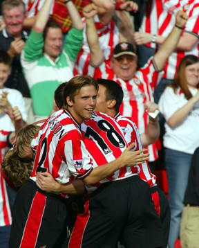 Fotboll, Engelsk, Premier League, Anders Svensson, jubel,