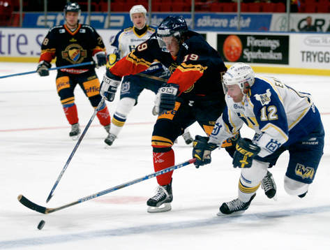 Johan Forsander, DIF och Peter Ekelund, HV71