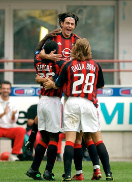 Inzaghi, Milan, jubel