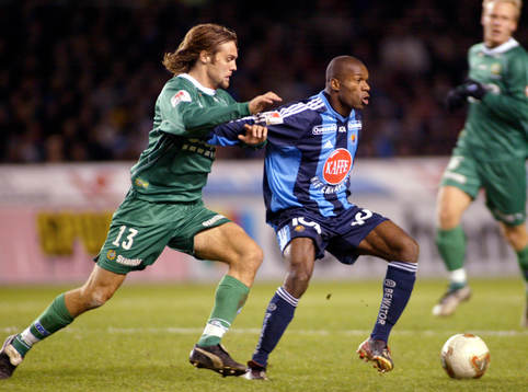 Fotboll, allsvenskan Samuel Wowoah, Djurgården och Max Von