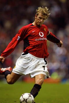 Fotboll, Engelsk, Premier League, David Beckham, Manchester