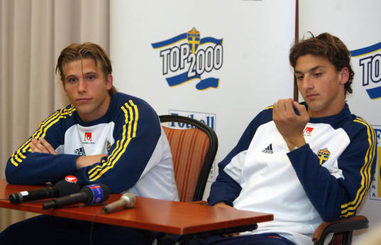 Anders Svensson och Zlatan Ibrahimovic