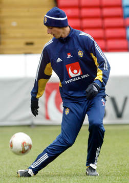 Zlatan Ibrahimovic i lektagen
