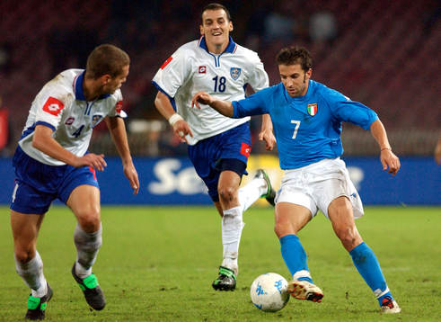 Del Piero, Italien