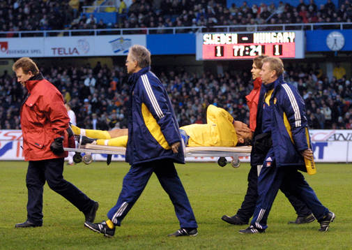 Zlatan Ibrahimovic, Sverige nickade in 1-1. Men i duellen