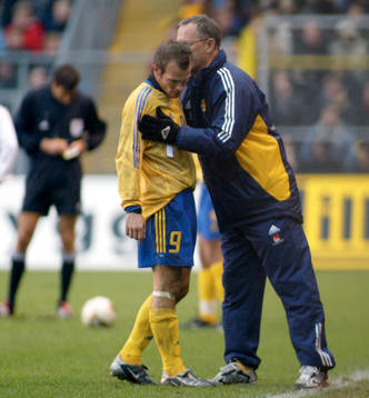 Fredrik Ljungberg och Lars Lagerbäck, Sverige