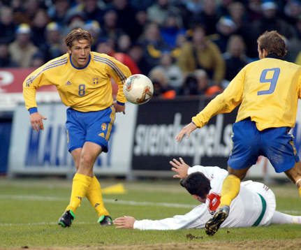 Anders Svensson och Fredrik Ljungberg, Sverige