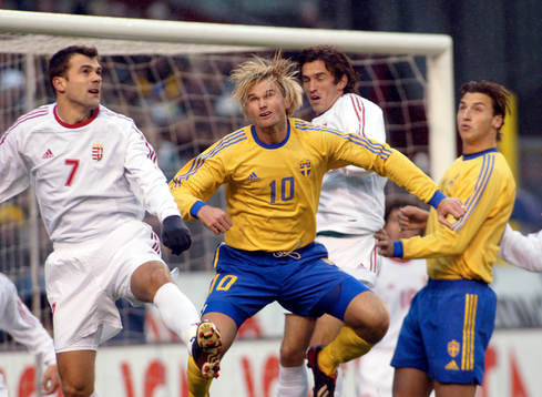 Andreas Andersson och Zlatan Ibrahimovic, Sverige