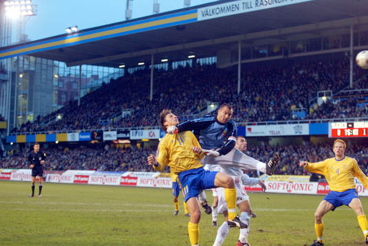 Zlatan Ibrahimovic, Sverige nickade in 1-1. Men i duellen