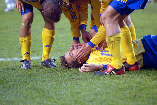 Zlatan Ibrahimovic, Sverige nickade in 1-1. Men i duellen