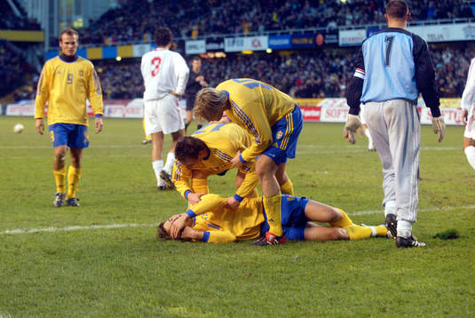 Zlatan Ibrahimovic, Sverige nickade in 1-1. Men i duellen
