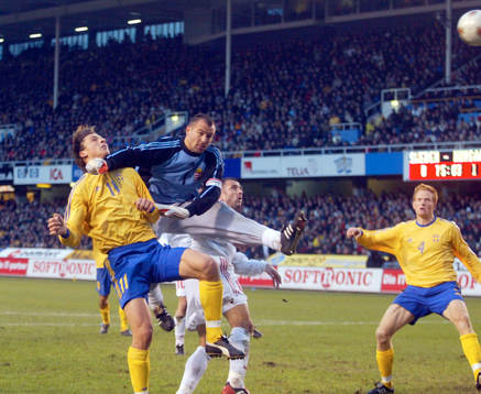 Zlatan Ibrahimovic, Sverige nickade in 1-1. Men i duellen