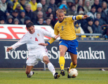 Olof Mellberg och Zsolt Löw