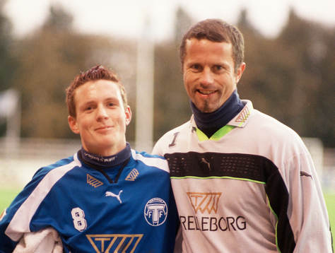 Matchhjältarna Kristian Haynes och Pål Lundin, Trelleborg