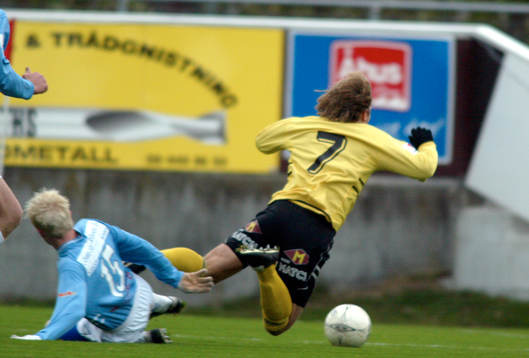 Johan Svensson, Mjällby faller