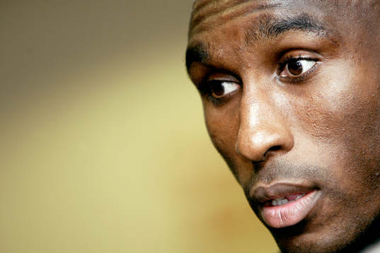 Sol Campbell,  England. Porträtt