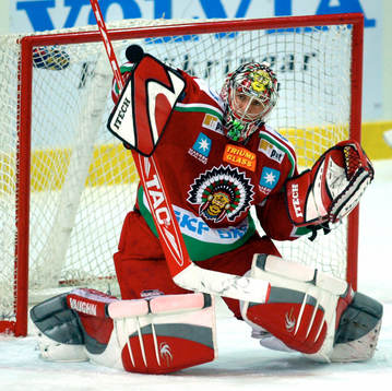 Henrik Lundqvist, målvakt, spelade mycket bra i dagens