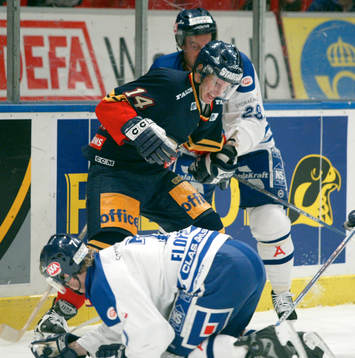 Daniel Rudslätt, DIF och Christer Olsson, Leksand