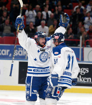 Hans Lodin och Daniel Jardemyr, Leksand, Jubel
