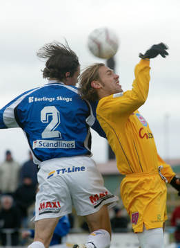 Jens Sloth, Trelleborg och Ängelholms Andreas Svensson i