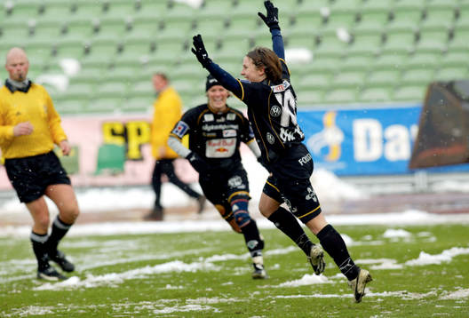 Hanna Ljungberg, Umeå IK, jubel