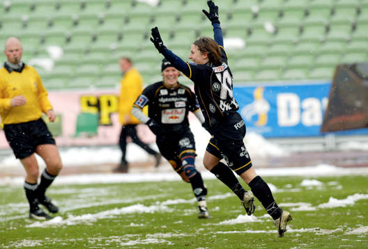 Hanna Ljungberg, Umeå IK, jubel