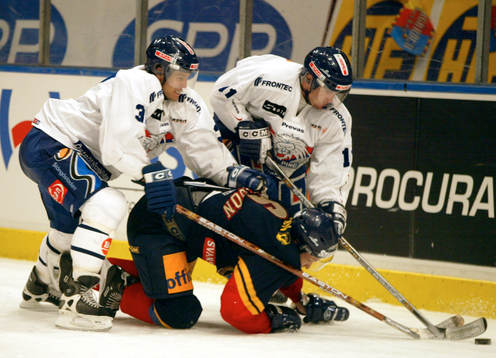 Barry Richter och Brian Felsner, Linköping och Ronnie