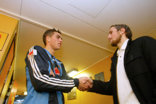 Patrik Elmander i Kalmar grattas brorsan Johan i Djurgården
