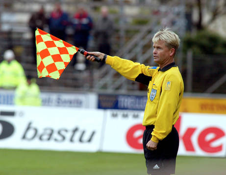Linjeman, flagga