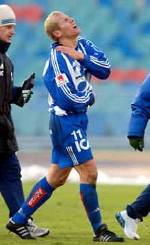 Jonas Henriksson har ont